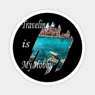 t shirt traveling cute Magnet